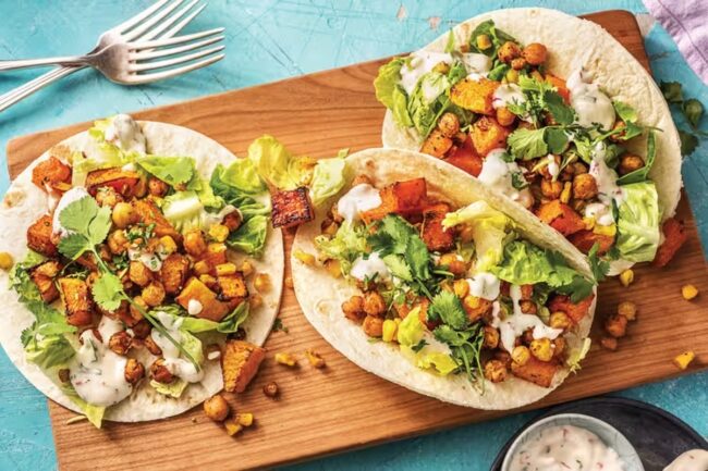 Roasted Veggie Tacos