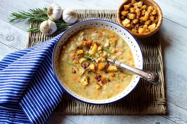 Creamy Pancetta Soup