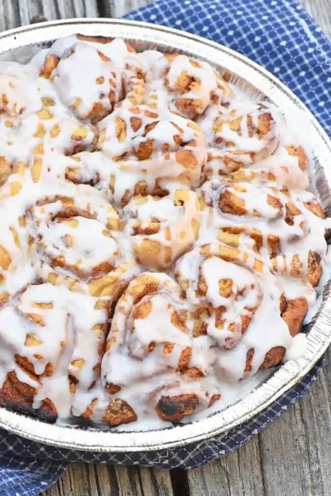 Campfire Cinnamon Rolls