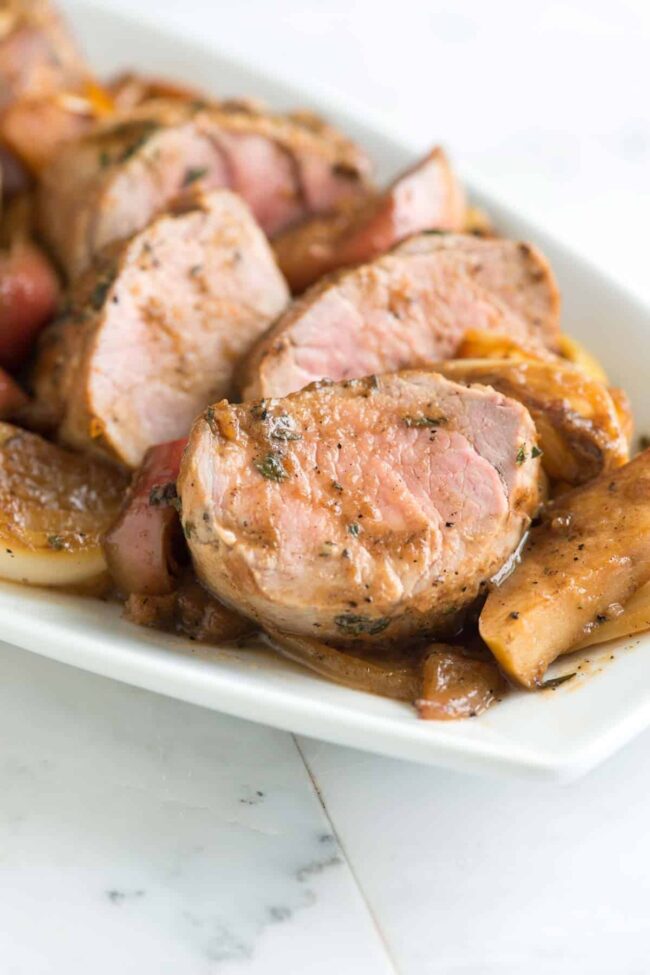 Pork Tenderloin with Apples