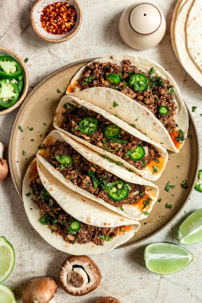 Cremini Mushroom Tacos