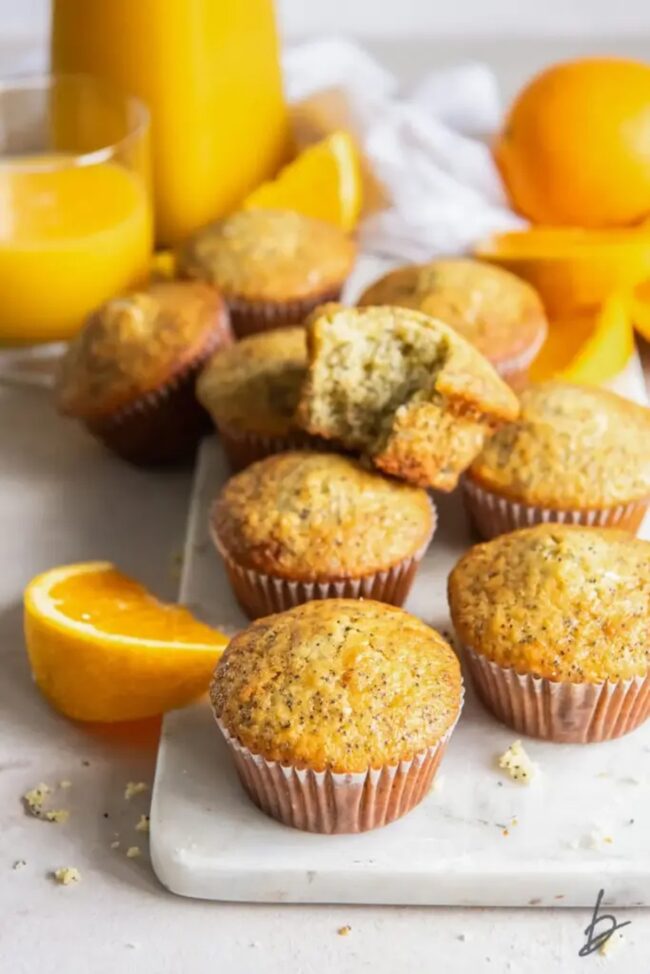 Orange Poppy Seed Muffins