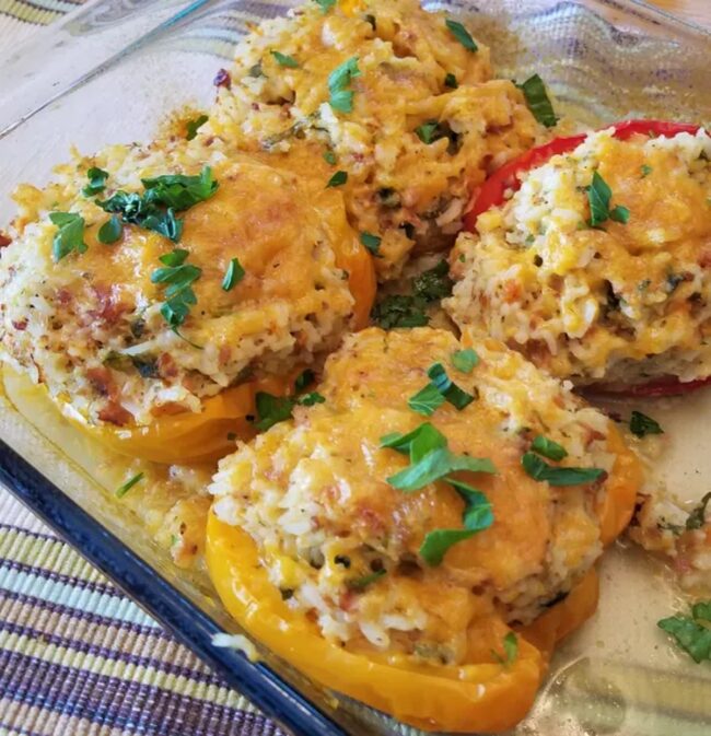 Ham-Stuffed Bell Peppers