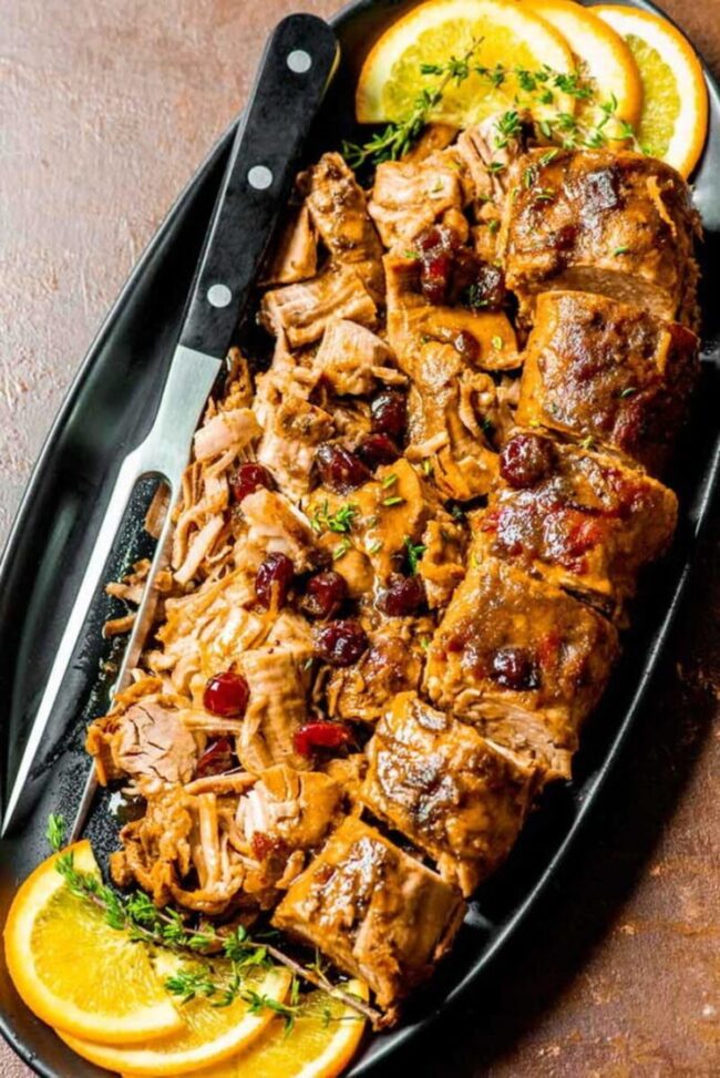 Cranberry Orange Pork Tenderloin