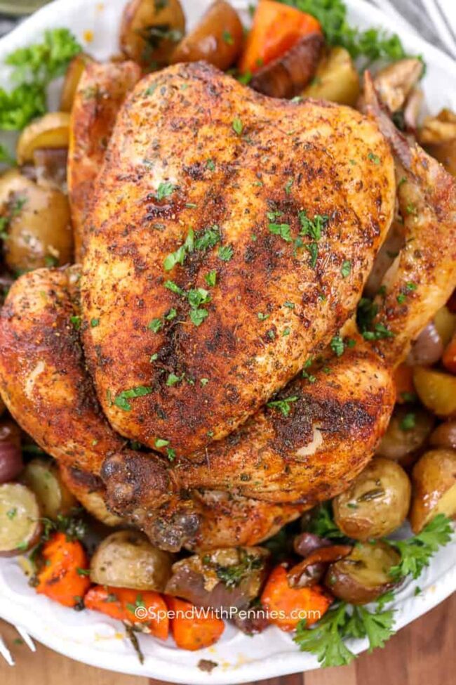 Roast Chicken with Vegetables
