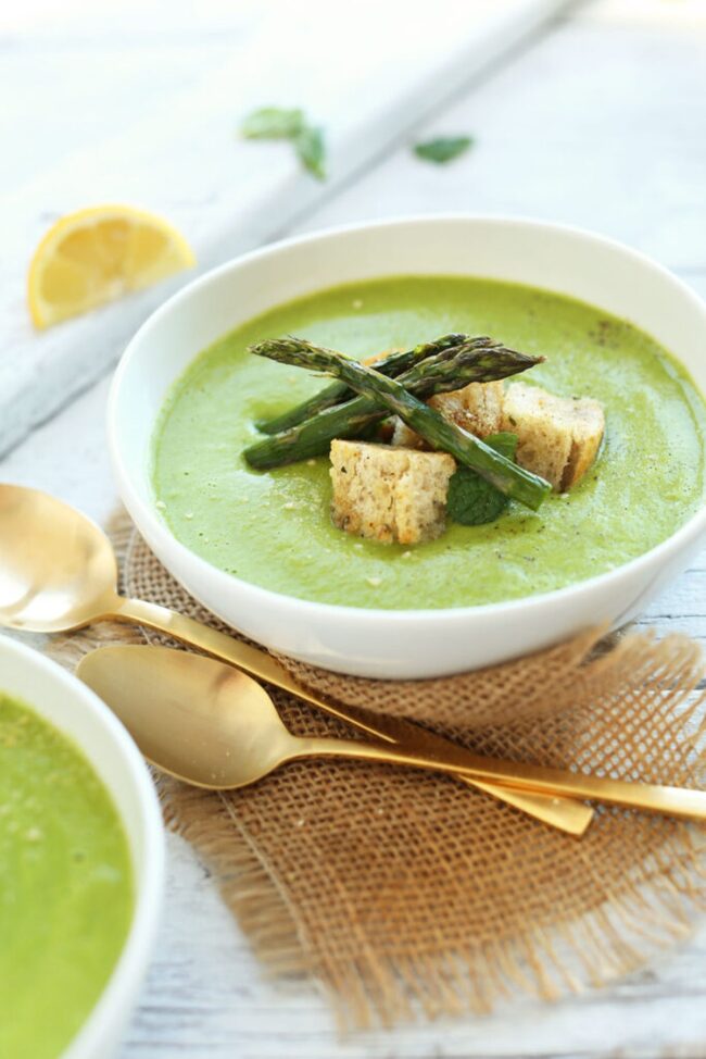 Pea and Asparagus Soup