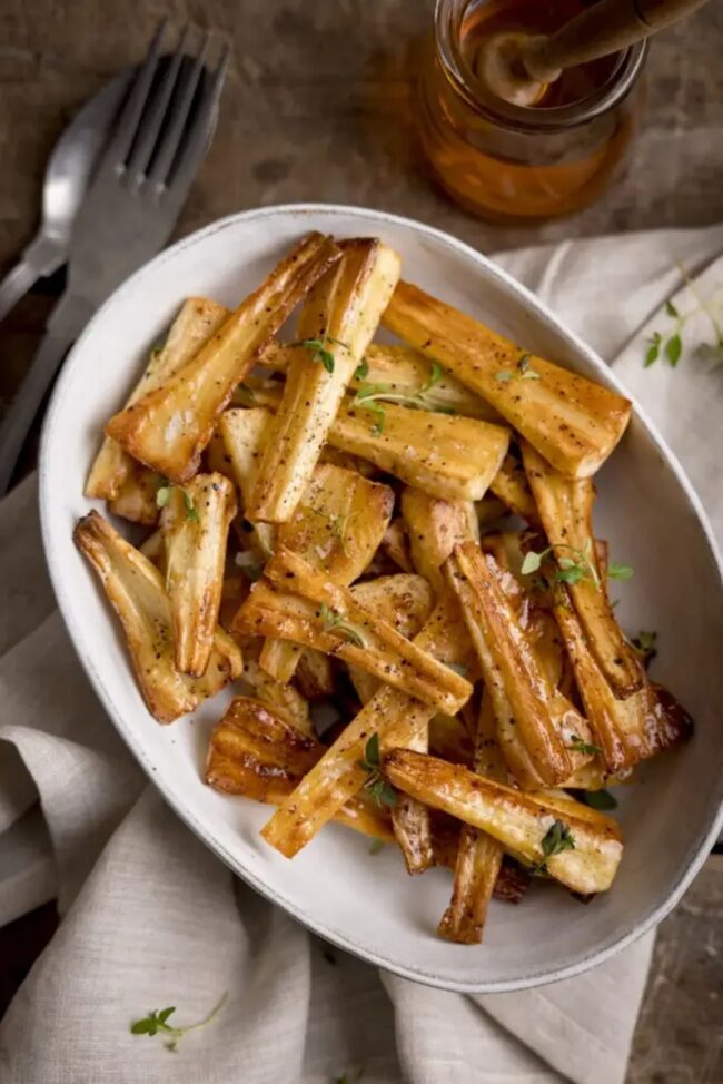 Honey Glazed Parsnips