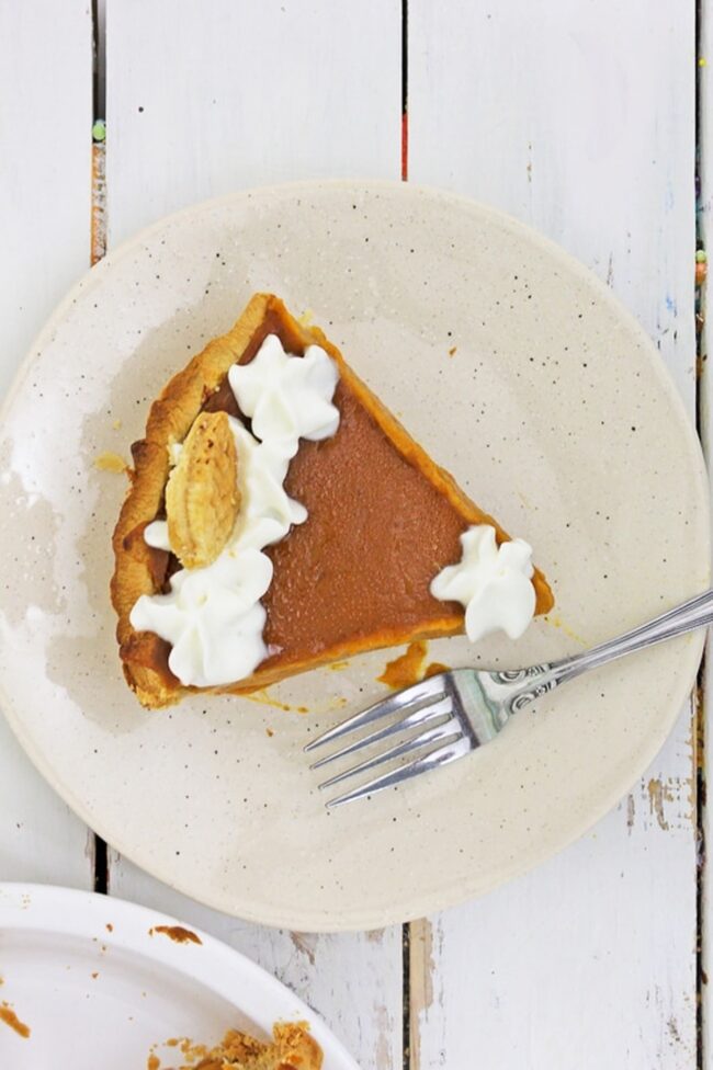 Pumpkin Pie with Coconut Whip