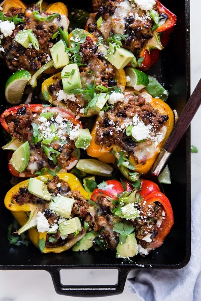 Turkey Stuffed Bell Peppers