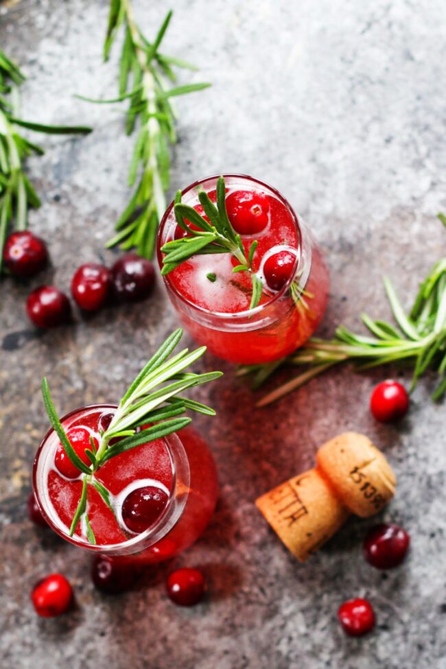 Cranberry Bellini