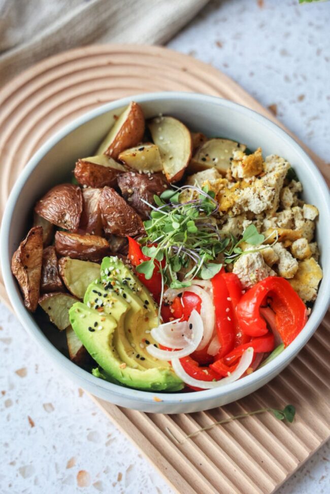 Tofu Scramble Breakfast Bowl