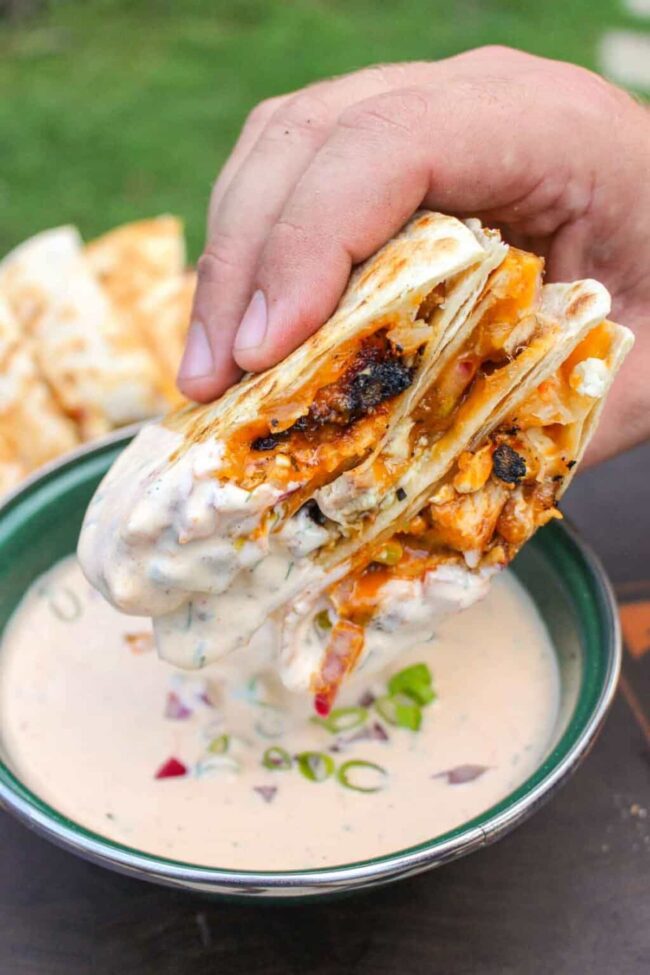 Buffalo Chicken Quesadilla