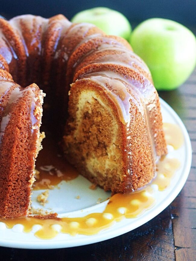 Apple Cream Cheese Bundt Cake
