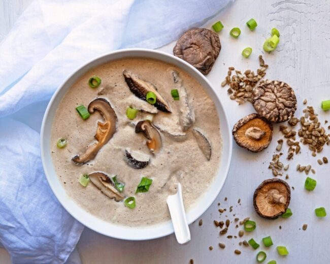 Creamy Shiitake Mushroom Soup