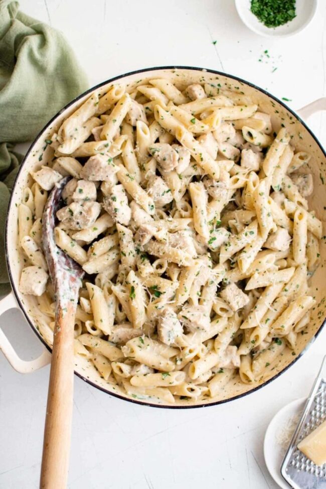 Rosemary Garlic Chicken Penne