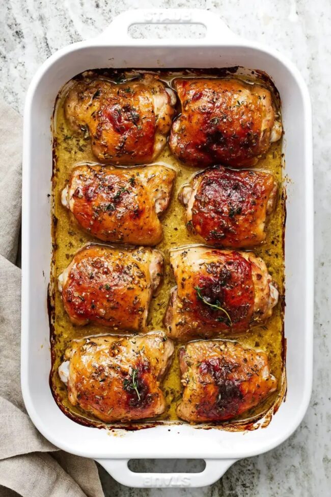 Honey Mustard Chicken Thighs