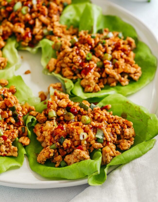 Ground Turkey Lettuce Wraps