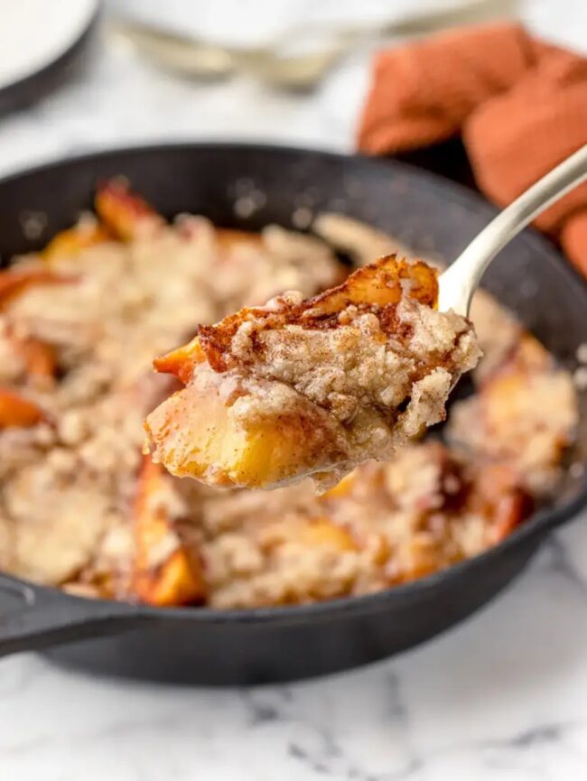 Smoked Peach Cobbler