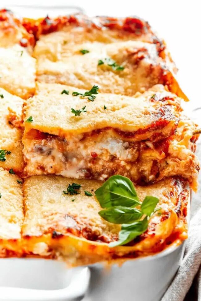 Cottage Cheese Lasagna