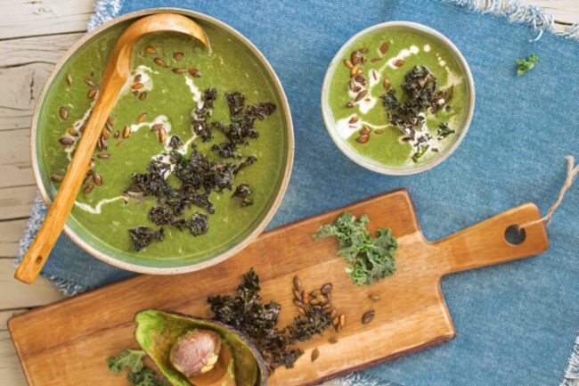 Spinach and Avocado Soup
