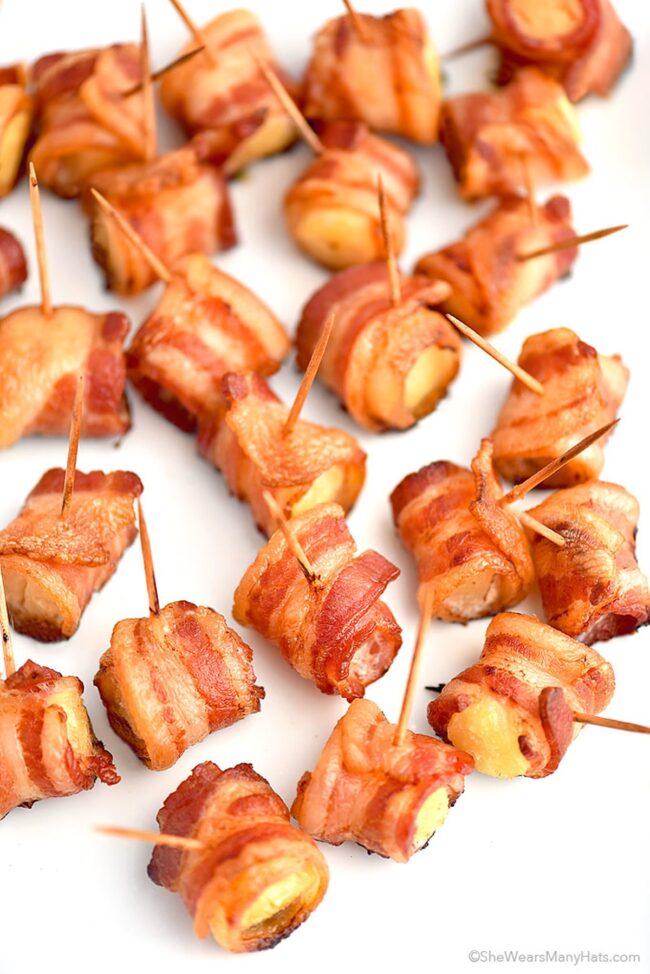 Bacon-Wrapped Pineapple