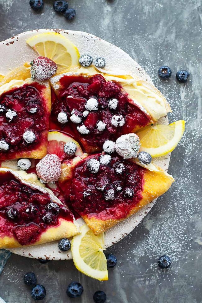 Mixed Berry Crepes