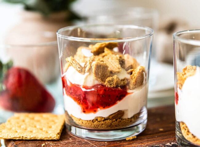 Berry Cottage Cheese Parfait