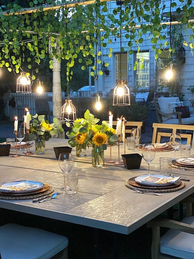Garden Table at a Bistro