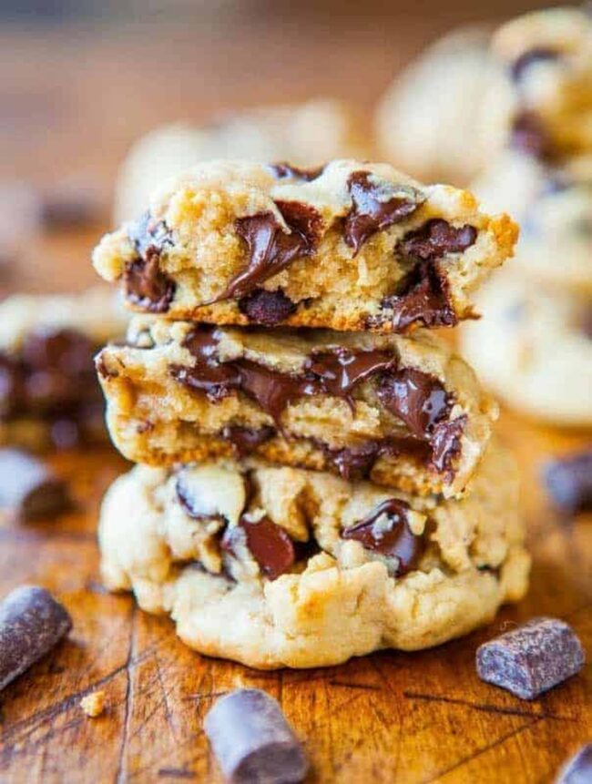 Chocolate Chip Cream Cheese Cookies