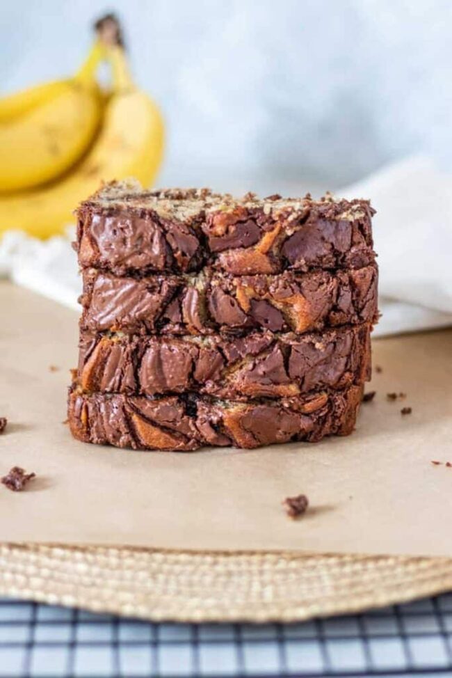 Nutella Banana Bread
