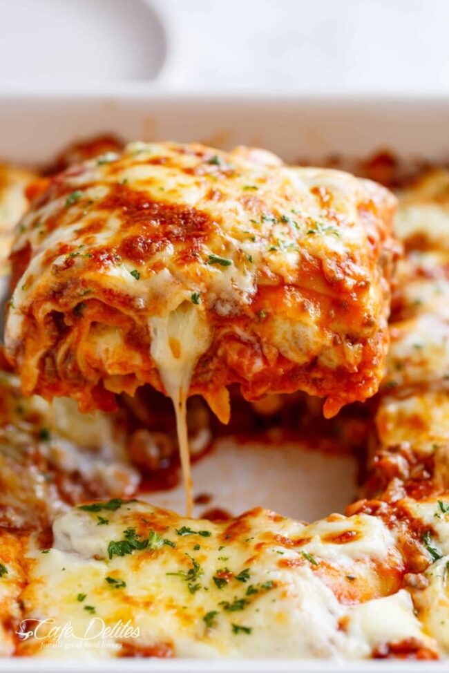 Fresh Mozzarella Lasagna
