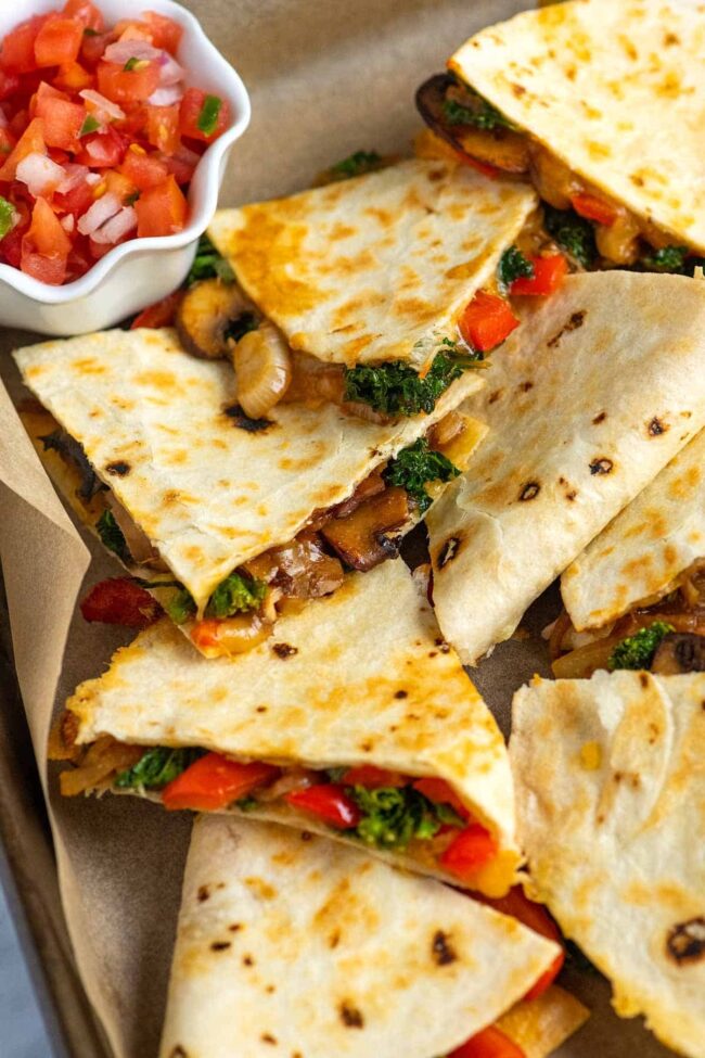 Cheese and Veggie Quesadilla