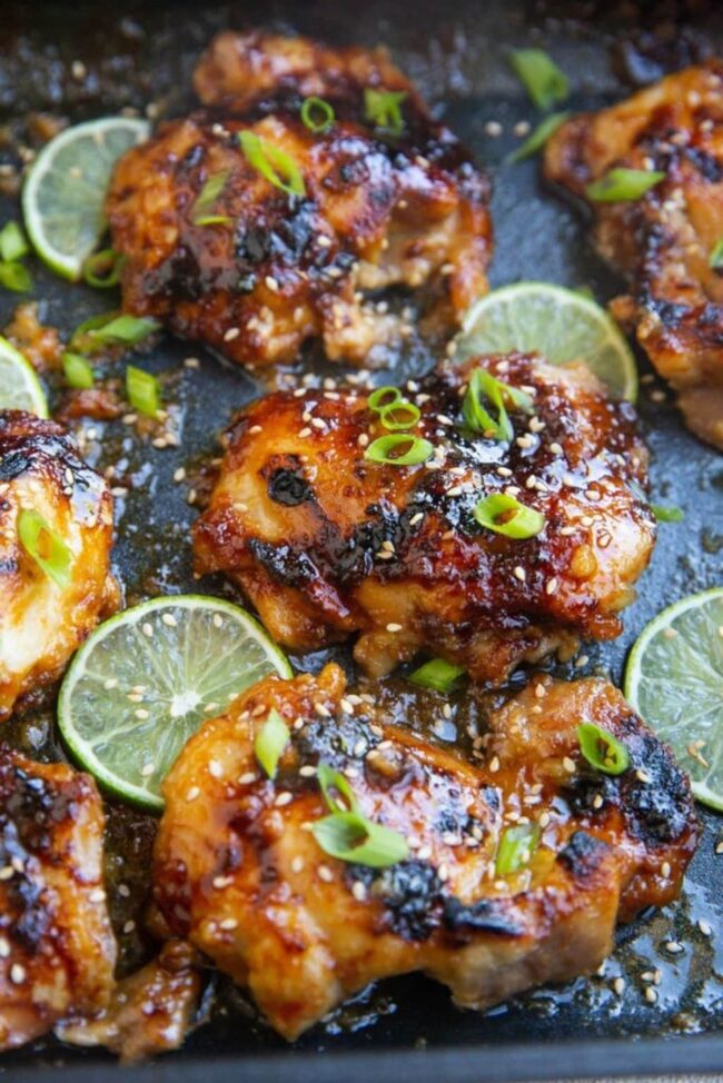 Baked Chicken with Lime
