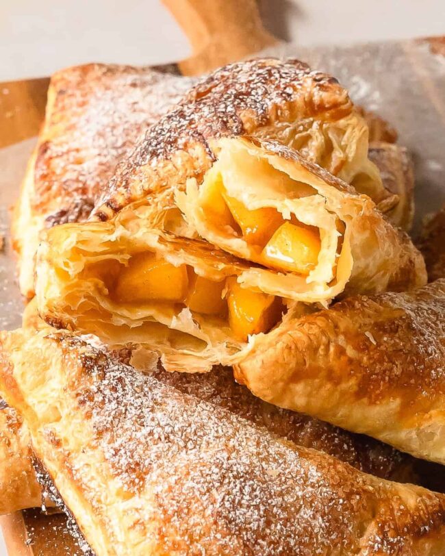 Peach turnovers