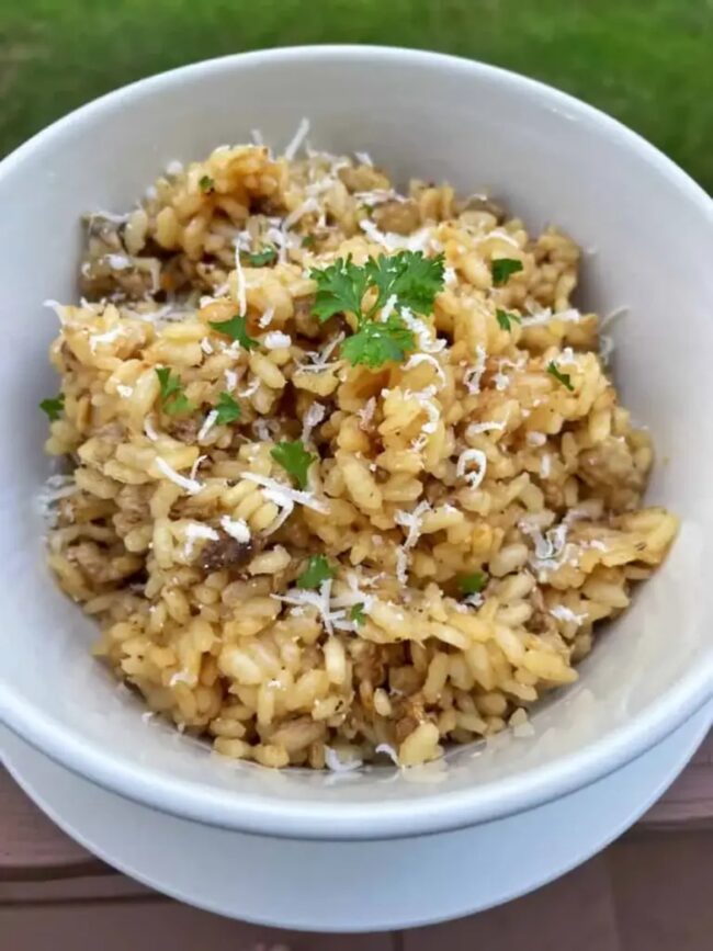 Lions Mane Risotto