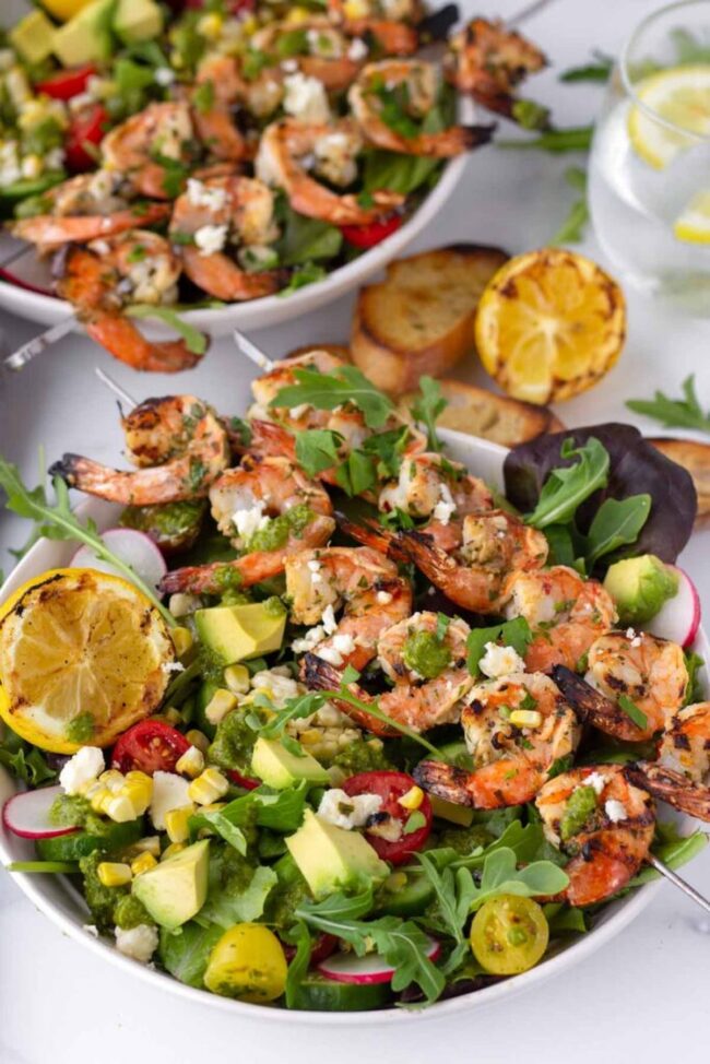 Grilled Shrimp Salad