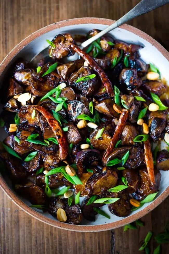 Spicy Sichuan Eggplant