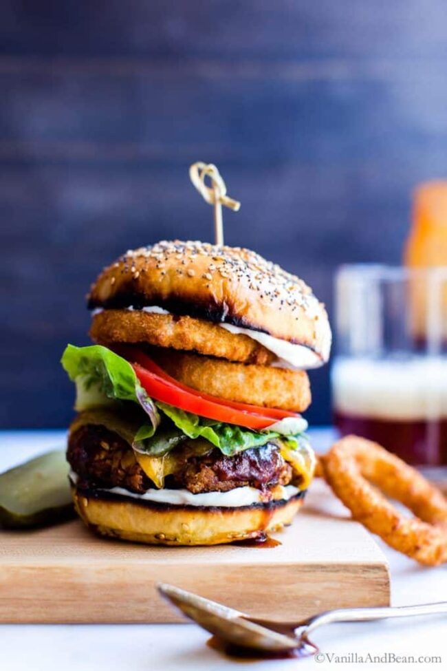 BBQ Chickpea Burgers