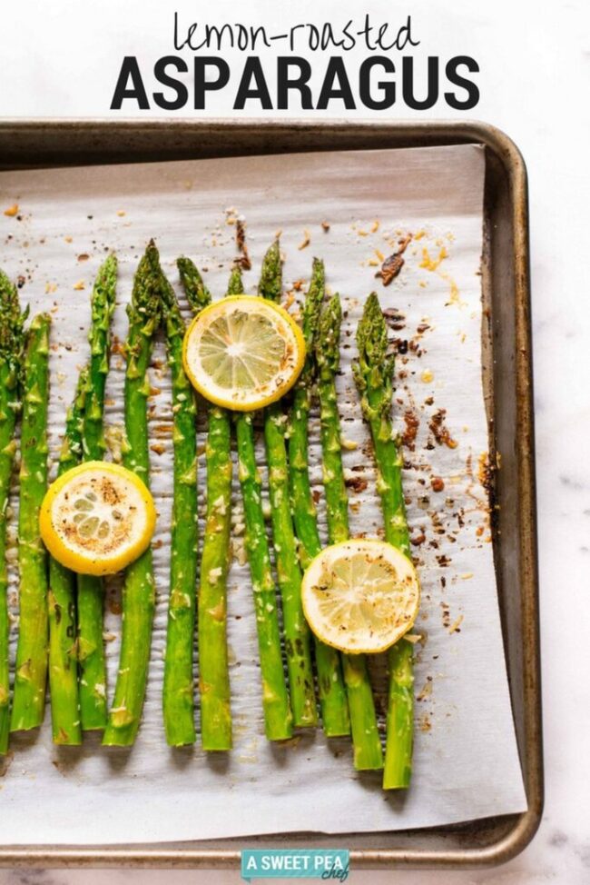 Roasted Lemon Asparagus