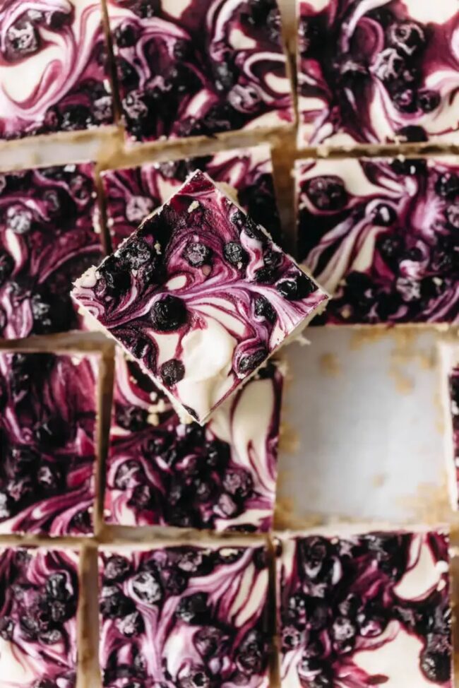 Lemon Blueberry Cheesecake Bars