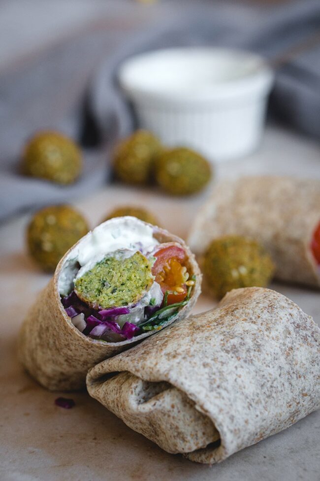 Falafel with Tzatziki