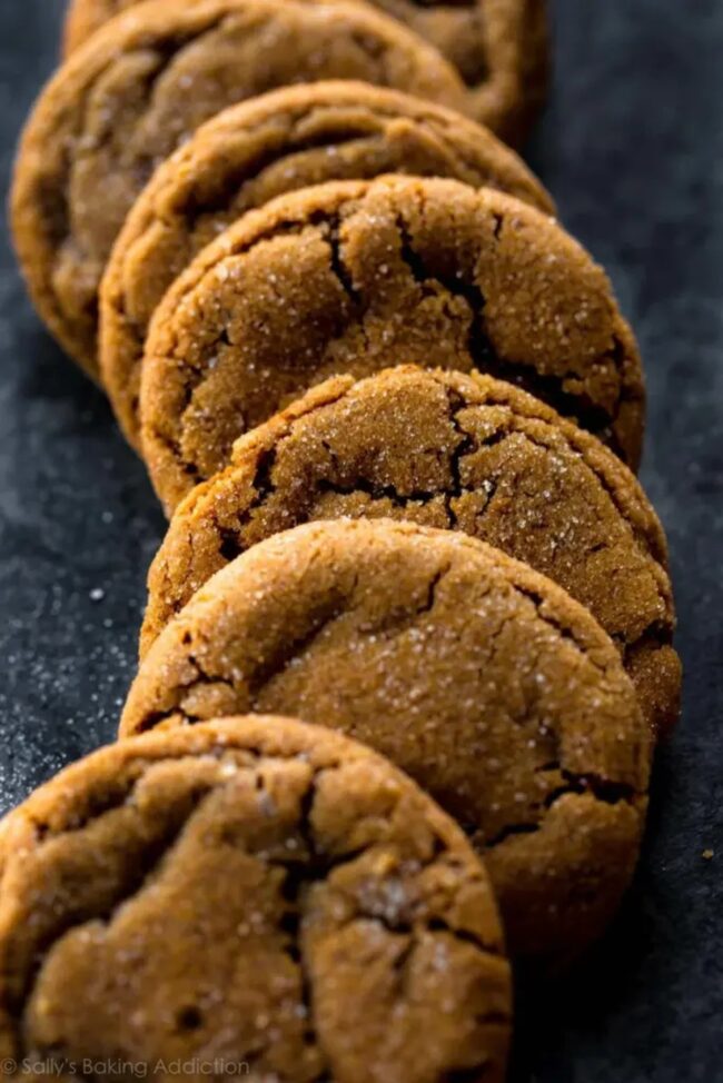 Soft Maple Molasses Cookies