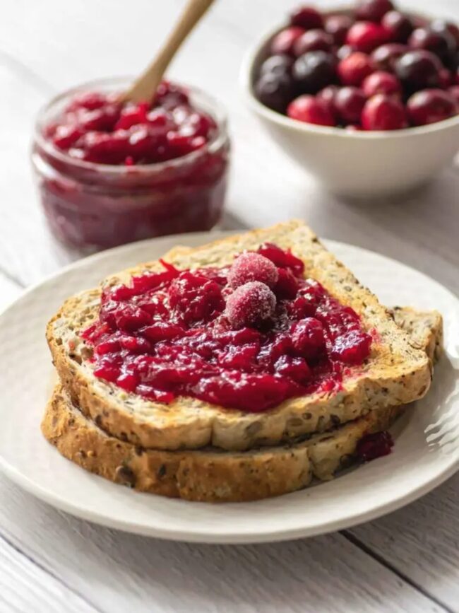 Cranberry Orange Christmas Jam