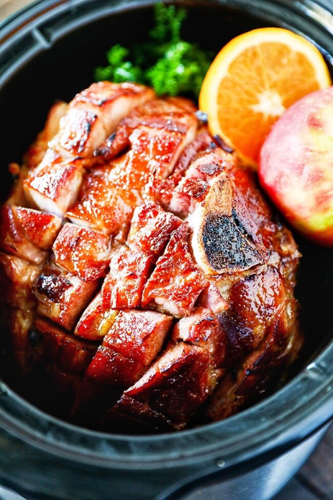 Pecan and Maple Glazed Ham