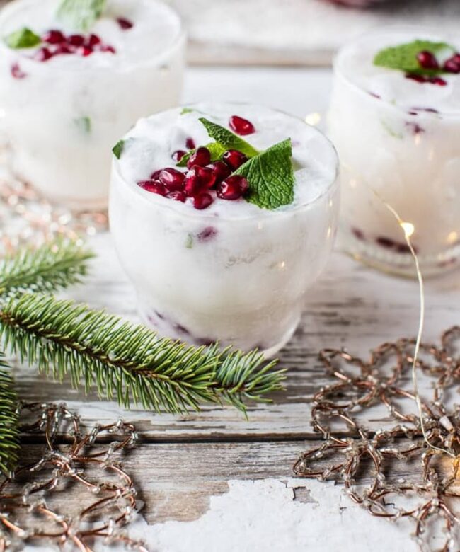 White Christmas Mojito