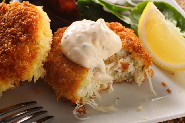 Crab Cakes with Lemon Aioli