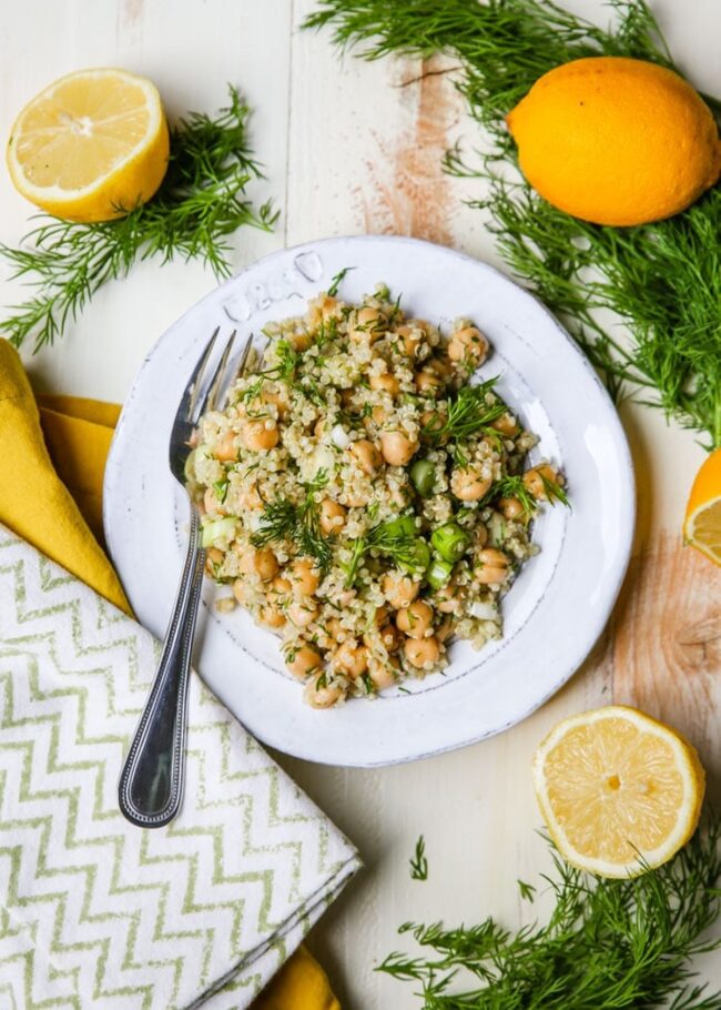 Lemon Dill Quinoa Salad