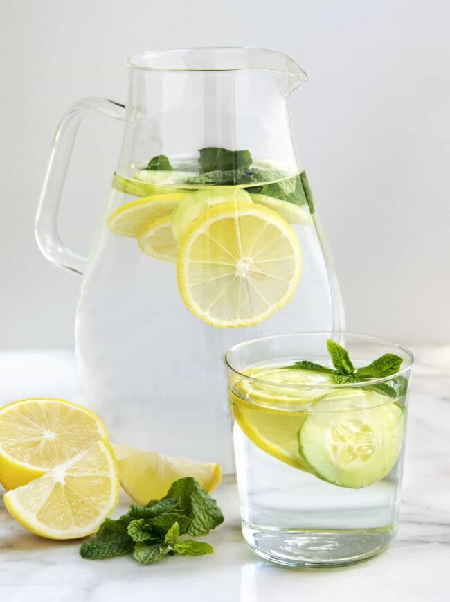 Cucumber Mint Water
