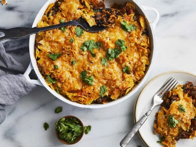 Loaded Nacho Casserole