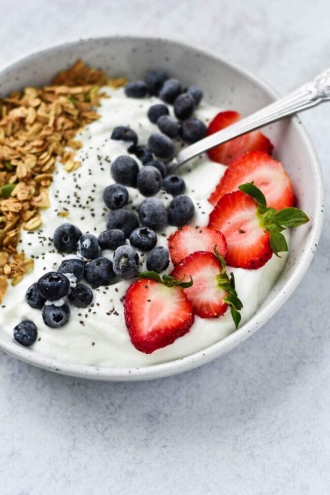 Cottage Cheese and Berries